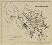 214188 Kaart van de gemeente Utrecht; met weergave van het stratenplan van de stad, wegen, spoorwegen en watergangen; ...